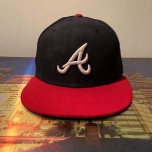 Atlanta Braves New Era Hat Classic Size 7 1/2
